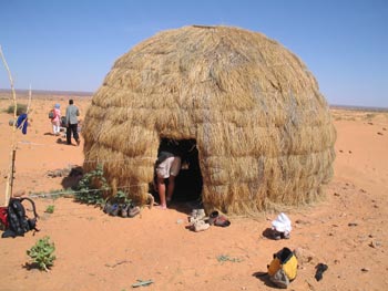 mauritanie J4 hutte